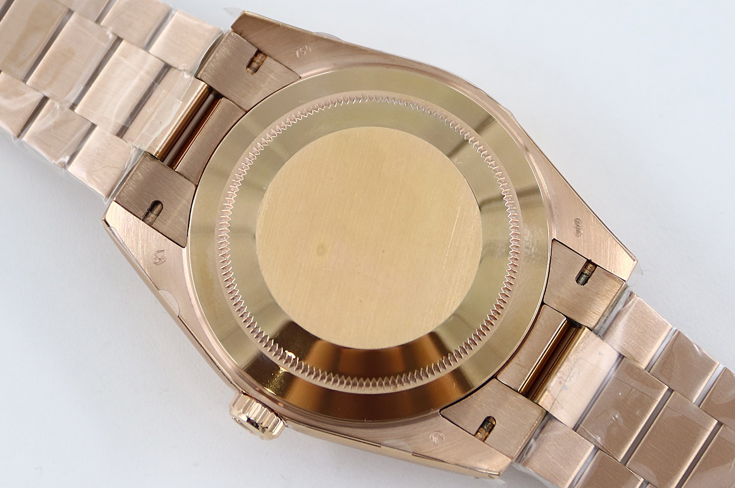 Bagsaaa R01ex Day-Date 40mm Rose Gold White Dial