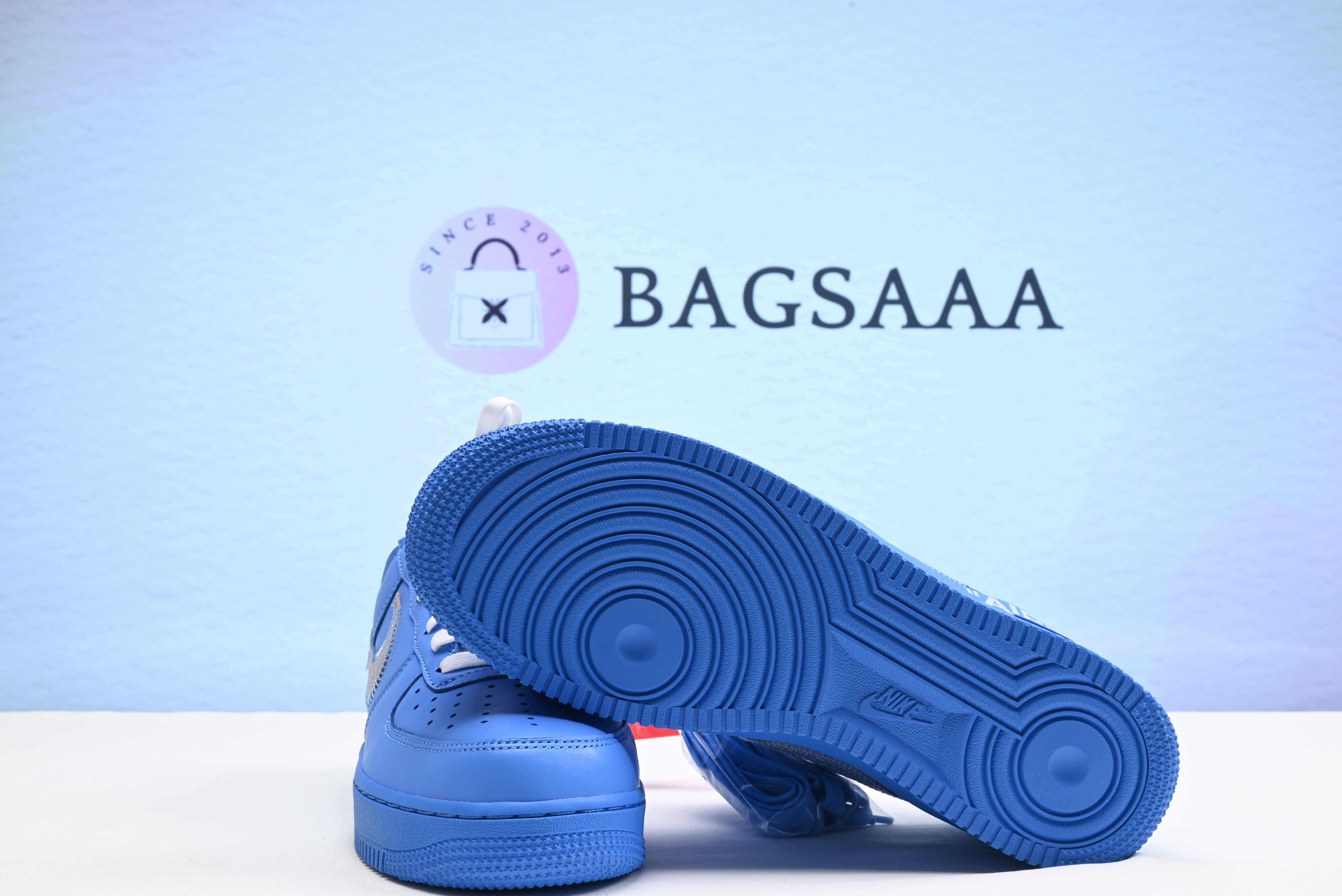 BagsaaaNike Air Force 1 Low Off-White MCA University Blue