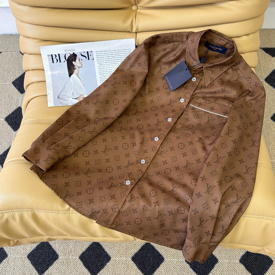 Bagsaaa L0vis Vvtt0n Silk Set Brown Monogram