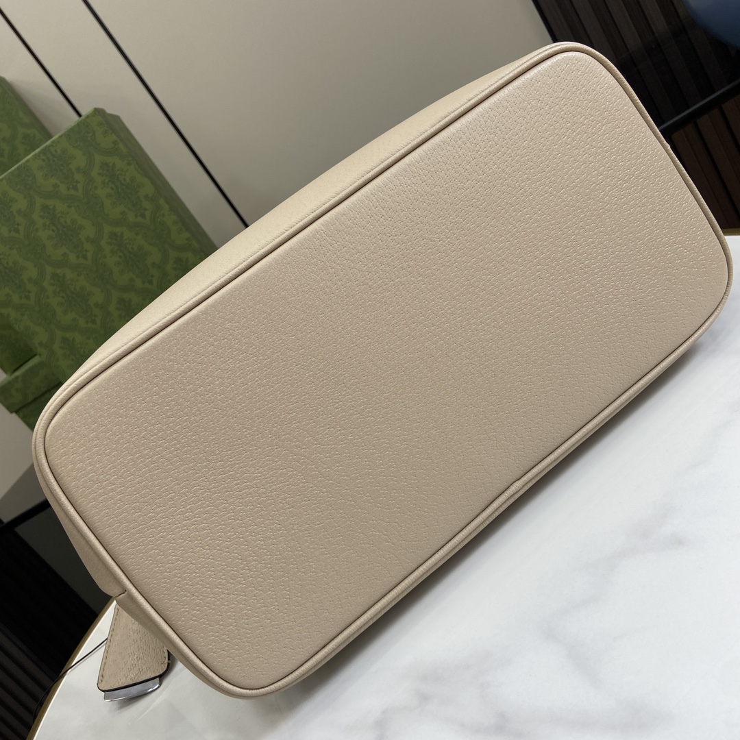 Bagsaaa Gvc*1 Ophidia GG Medium Shoulder Bag 781392 Beige & White - 34x32x17 cm