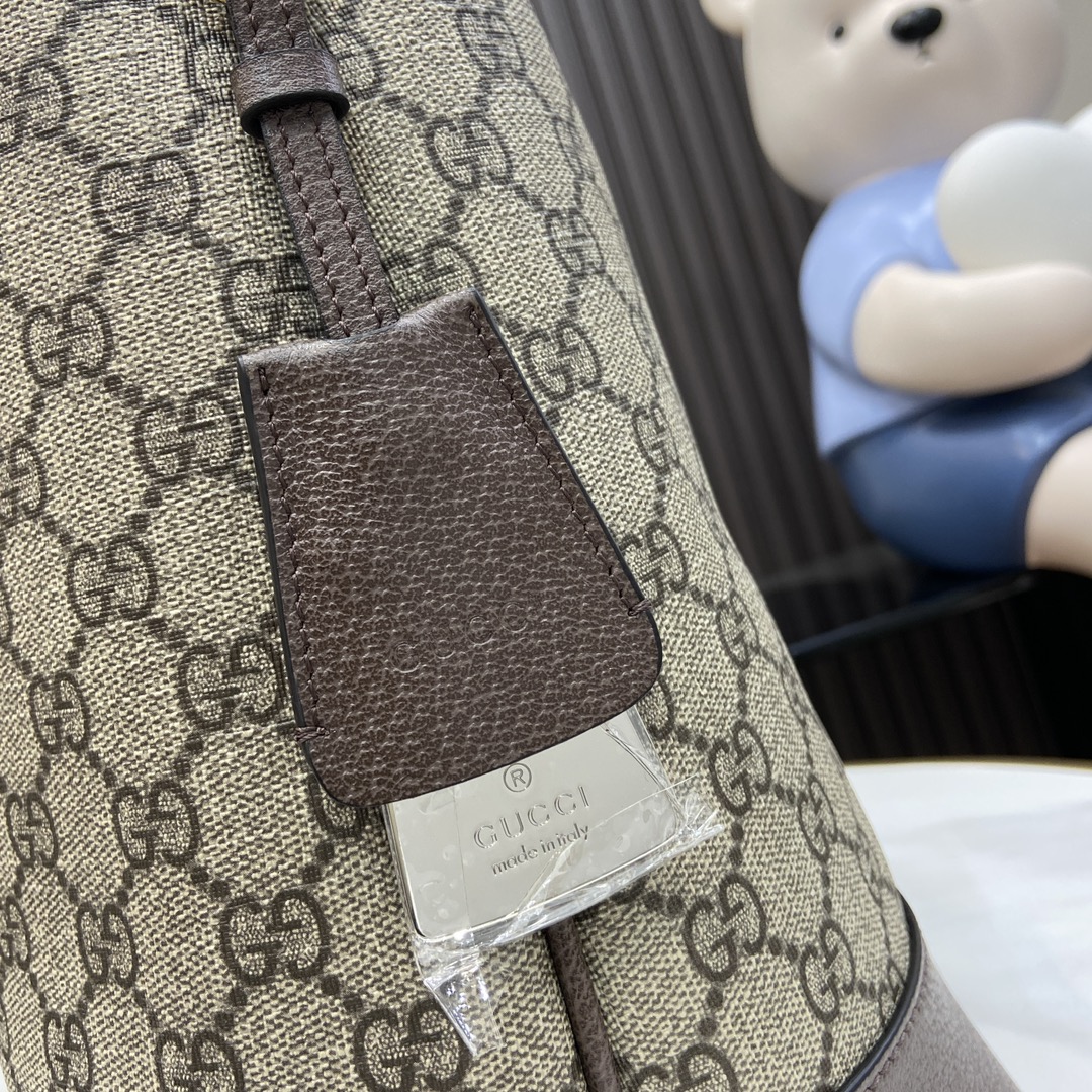 Bagsaaa Gvc*1 Ophidia GG Medium Shoulder Bag 781392 Beige & Ebony - 34x32x17 cm