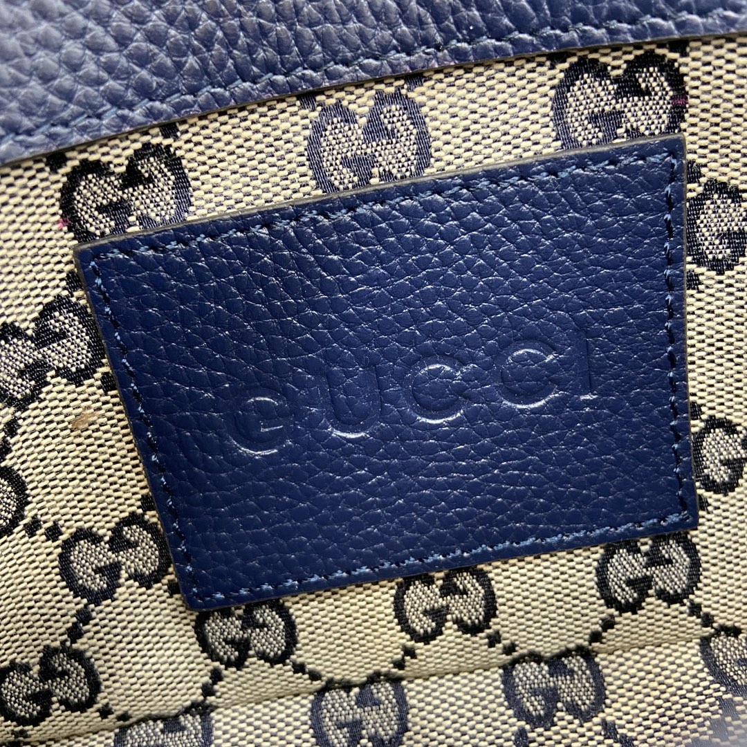 Bagsaaa Gvc*1 GG S*per mini bag 795213 navy blue - 20x13x5cm