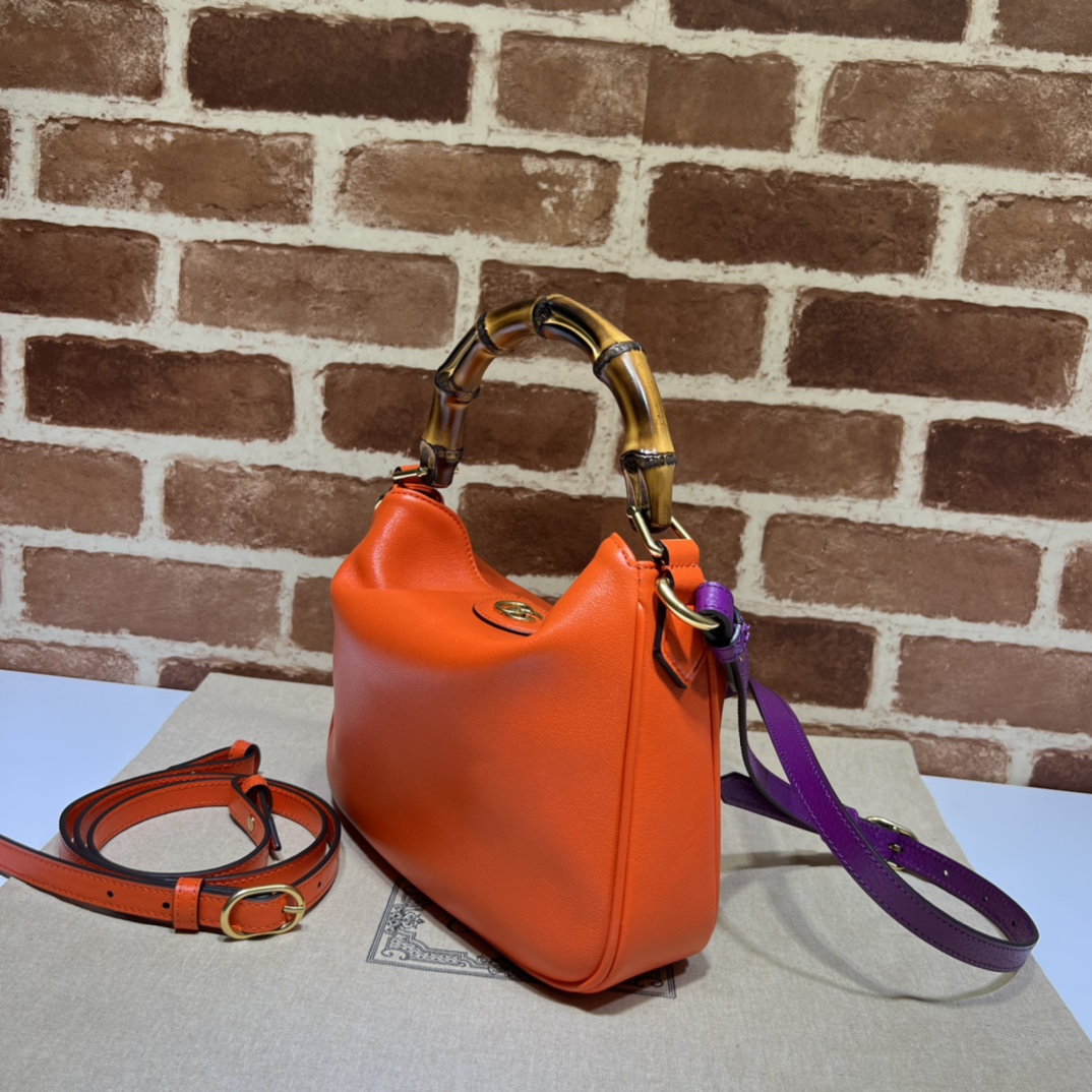 Bagsaaa Gvc*1 Diana small shoulder bag 746251 orange - 24x15x5cm