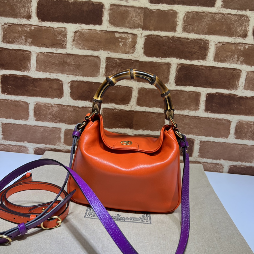 Bagsaaa Gvc*1 Diana small shoulder bag 746251 orange - 24x15x5cm