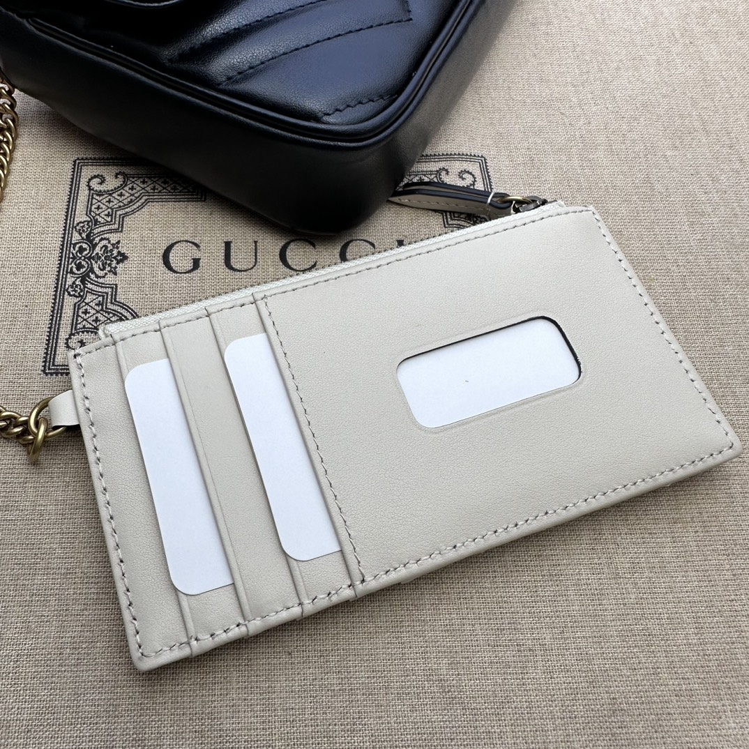 Bagsaaa Gvc*1 GG Marmont mini bag 751526 black - 21x12x5cm