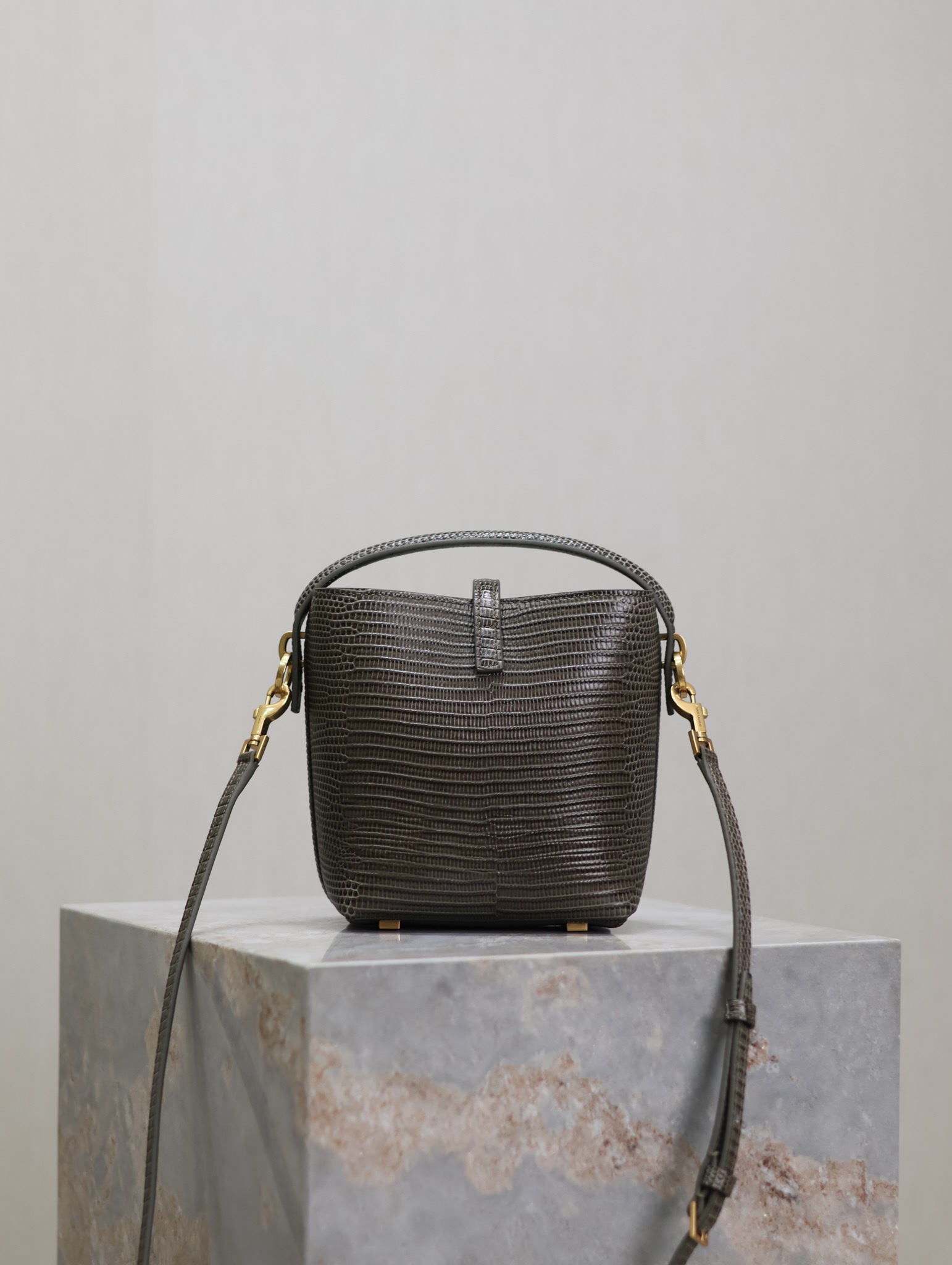 Bagsaaa Y51 LE 37 mini in shiny lizard 765870 - 15 x 13 x 6 cm