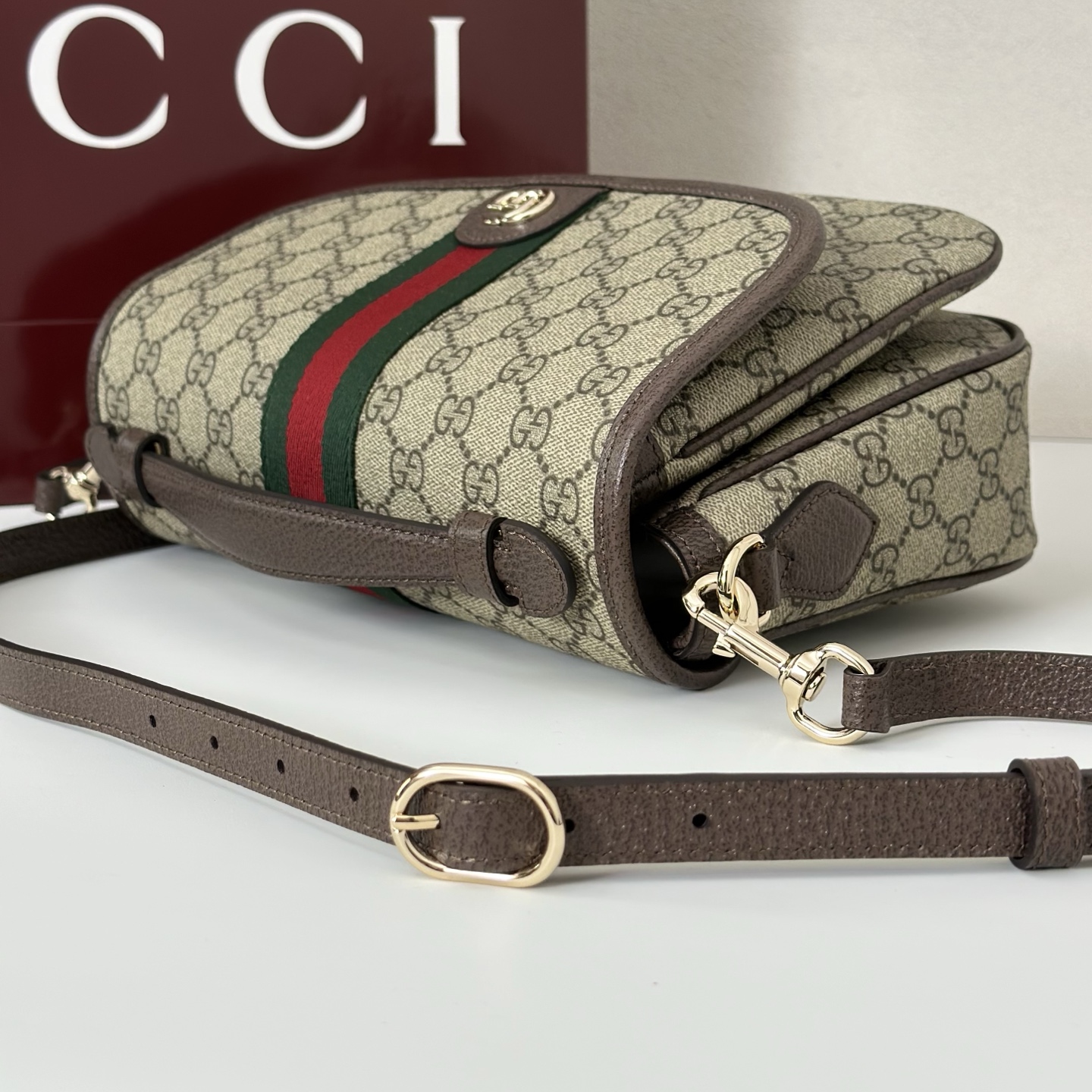 Bagsaaa Gvc*1 Ophidia medium top handle bag 836842 - 24cm